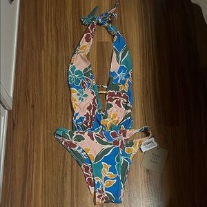 Stone Fox Swim Multicolor Floral One-Piece